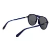 POLAROID Men's PLD6225S57PJP Rectangular Polarized Sunglasses - Black/Grey