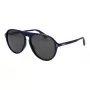 POLAROID Men's PLD6225S57PJP Rectangular Polarized Sunglasses - Black/Grey