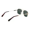 POLAROID Men's PLD6235SX56PE Polarized Sunglasses - Black Frame Grey Lens 56/17/145 mm