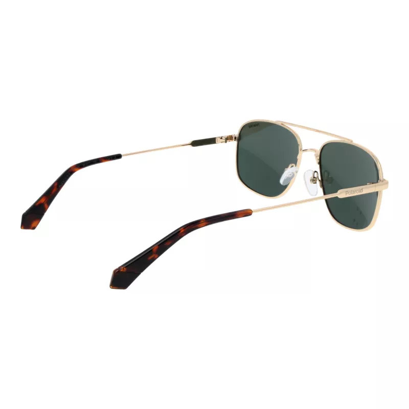 POLAROID Men's PLD6235SX56PE Polarized Sunglasses - Black Frame Grey Lens 56/17/145 mm