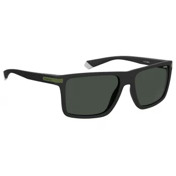 POLAROID Men's Sunglasses PLD2098S7ZJM9 Rectangular Polarized Havana