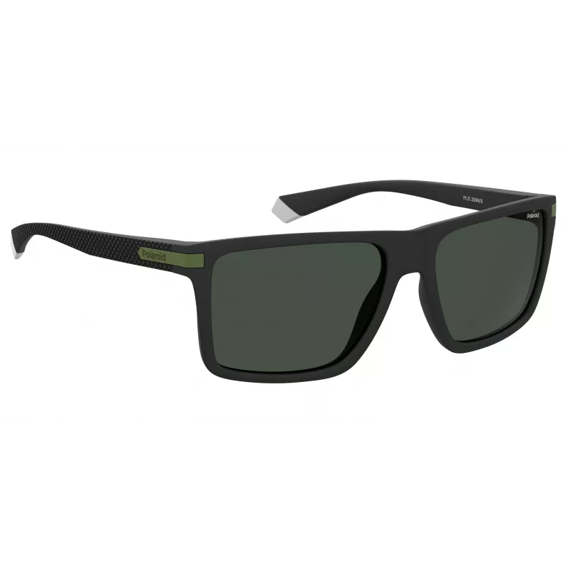 POLAROID Men's Sunglasses PLD2098S7ZJM9 Rectangular Polarized Havana