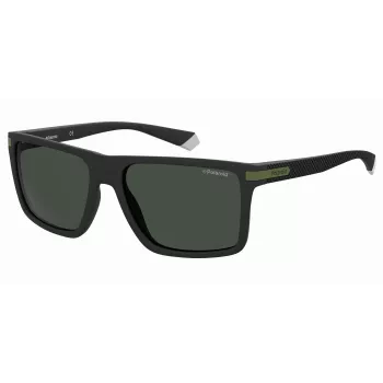 POLAROID Men's Sunglasses PLD2098S7ZJM9 Rectangular Polarized Havana
