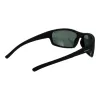 POLAROID P8411-639CARC Men's Rectangular Polarized Sunglasses - Black Frame Grey Lens 63mm