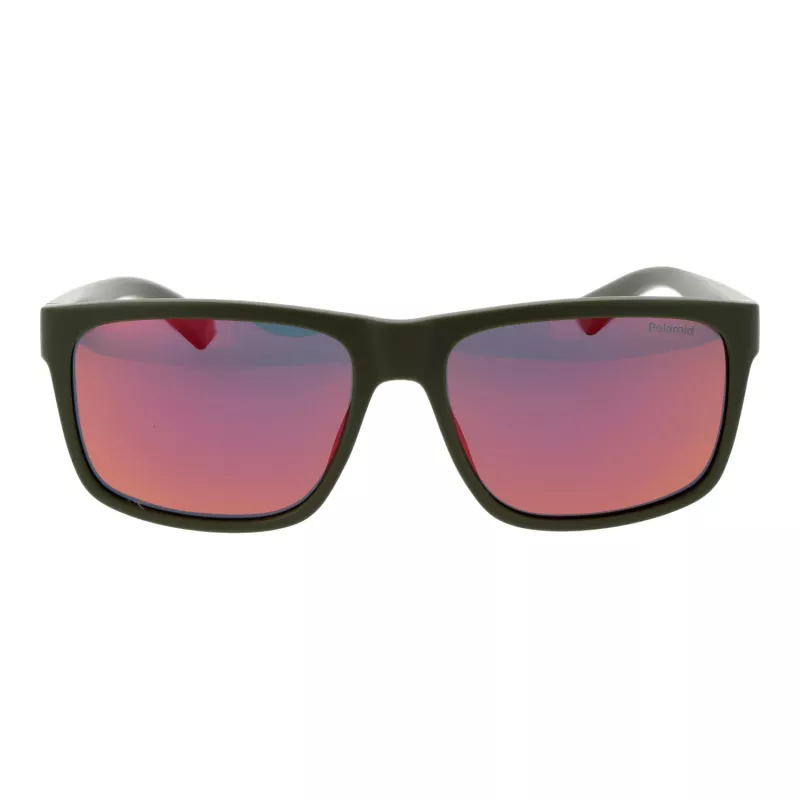 Polaroid PLD 2149/S Men's Rectangular Sunglasses - Brown Havana Frame, Brown Polarized Lens - 57/17/140 mm