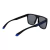 Polaroid PLD 2162/S 560VK Men's Rectangular Polarized Sunglasses - Matte Black/Grey - 56/16/140 mm
