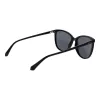 Polaroid PLD 4138/S 55807 Women's Polarized Sunglasses - Black Frame Grey Lens 55mm