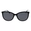 Polaroid PLD 4138/S 55807 Women's Polarized Sunglasses - Black Frame Grey Lens 55mm