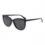 Polaroid PLD 4138/S 55807 Women's Polarized Sunglasses - Black Frame Grey Lens 55mm