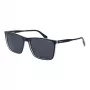 Polaroid PLD 4180/S Men's Rectangular Sunglasses - Black Frame Grey/Green Polarized Lenses 58mm