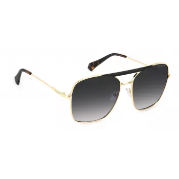 Polaroid PLD 6201/S Women's Aviator Sunglasses Havana Brown Polarized