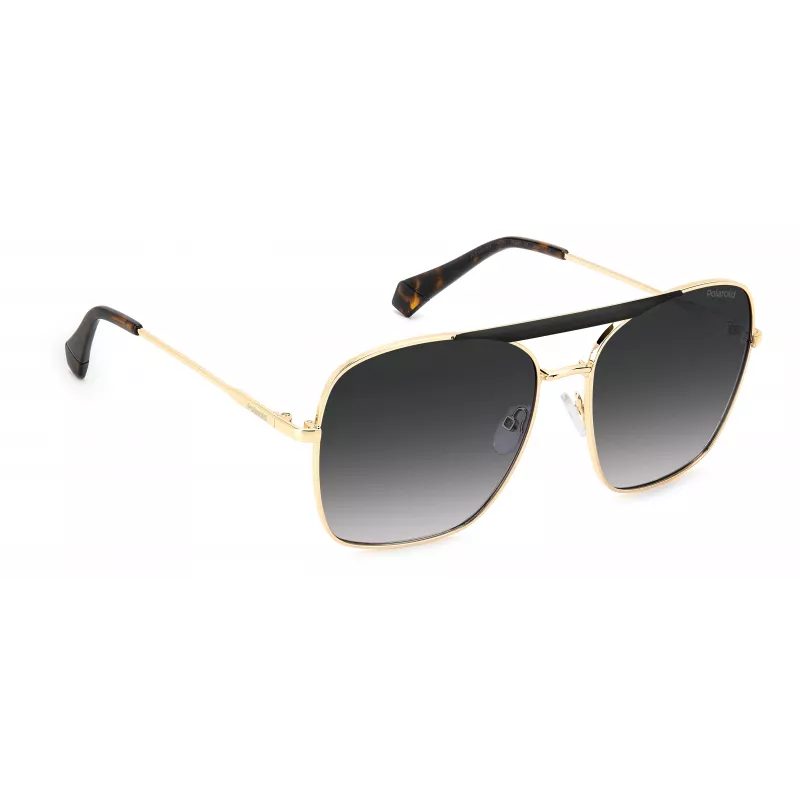 Polaroid PLD 6201/S Women's Aviator Sunglasses Havana Brown Polarized