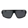 Polaroid PLD 7054/S Men's Rectangular Sunglasses - Matte Black Frame, Green Polarized Lenses - 61/12/140 mm
