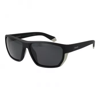 Polaroid PLD 7057/S Men's Polarized Sunglasses - Black Frame Grey Lens 60mm