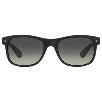 POLAROID PLD1015SDL5LB Men's Polarized Sunglasses - Matte Black Frame, Grey Lens, 53mm