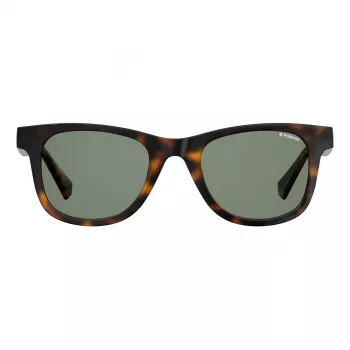 Polaroid PLD1016SNEW08 Men's Rectangular Polarized Sunglasses Havana Brown