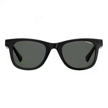 POLAROID PLD1016SNEW80 Men's Polarized Sunglasses - Black Frame Grey Lens 50mm