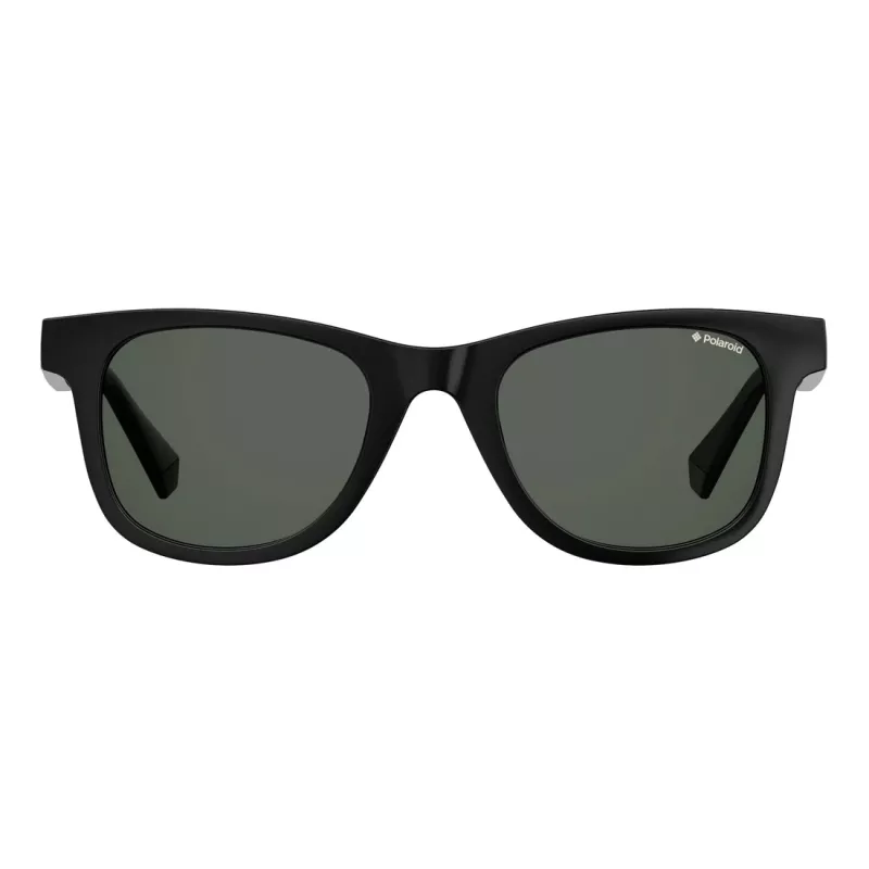 POLAROID PLD1016SNEW80 Men's Polarized Sunglasses - Black Frame Grey Lens 50mm