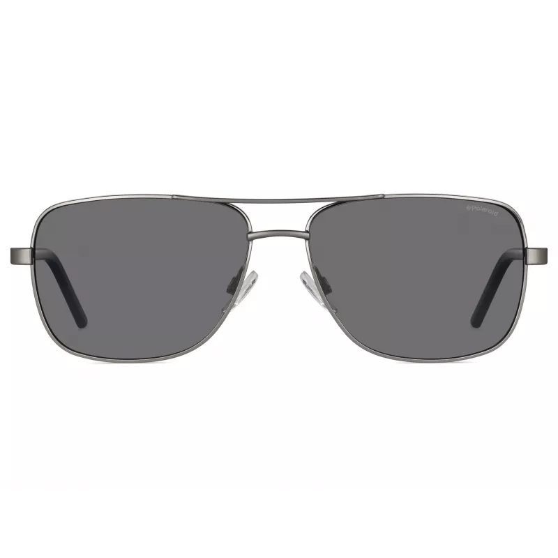 Polaroid PLD2042SFAEY2 Men's Rectangular Havana Sunglasses with Polarized Green Lenses