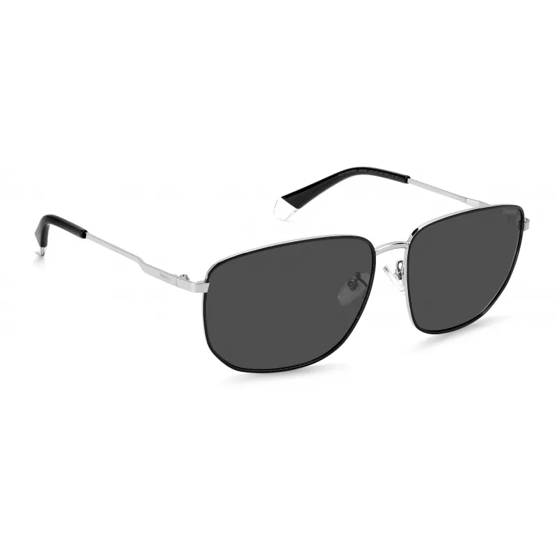 POLAROID PLD2120GS84JM Men's Rectangular Havana Sunglasses with Polarized Brown Lenses