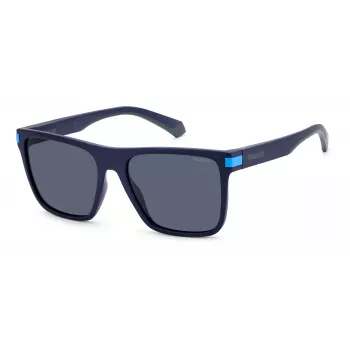 POLAROID PLD2128SFLL Unisex Sunglasses - Square Polarized UV400 - 55/17/140 mm