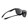 Polaroid PLD2133S08AM9 Unisex Rectangular Sunglasses - Black Frame Grey Polarized Lens 56mm