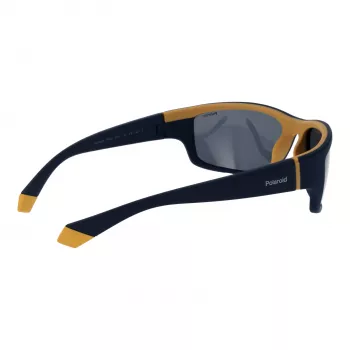 Polaroid PLD2135S642FN Men's Rectangular Sunglasses - Black Frame Grey Polarized Lens 65mm