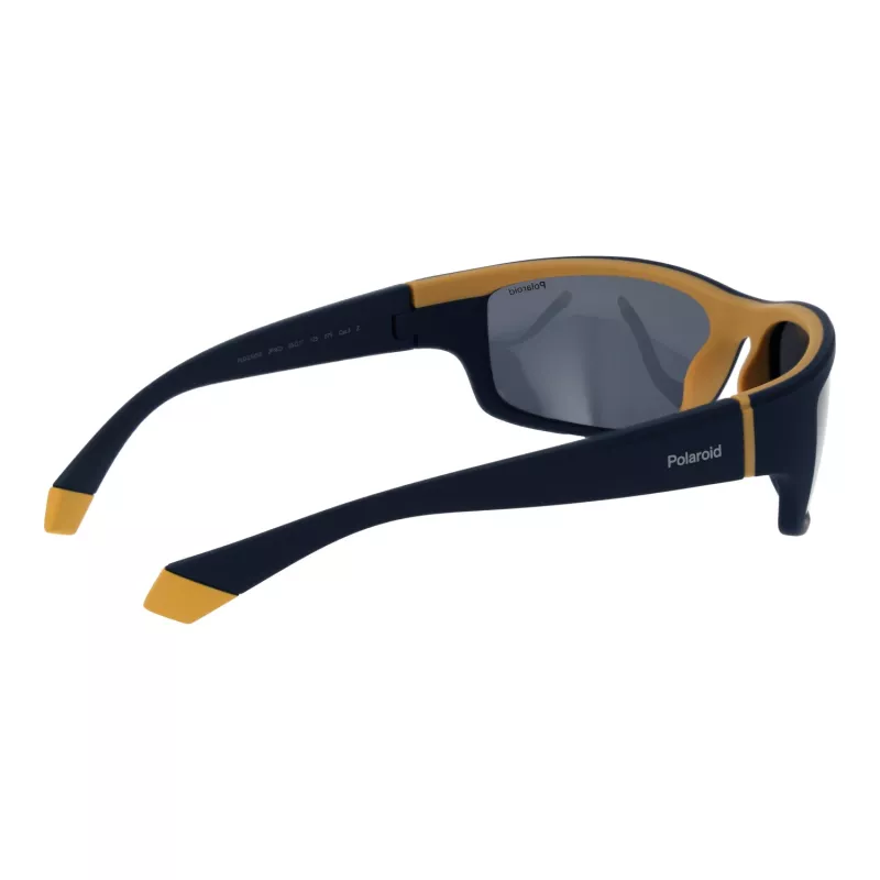 Polaroid PLD2135S642FN Men's Rectangular Sunglasses - Black Frame Grey Polarized Lens 65mm