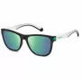 POLAROID PLD2138S3OL Unisex Rectangular Sunglasses - Havana Frame, Brown Polarized Lens