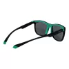 POLAROID PLD2140S543OL Unisex Square Sunglasses - Havana Acetate Frame, Green Polarized Polycarbonate Lenses, UV400 Protection