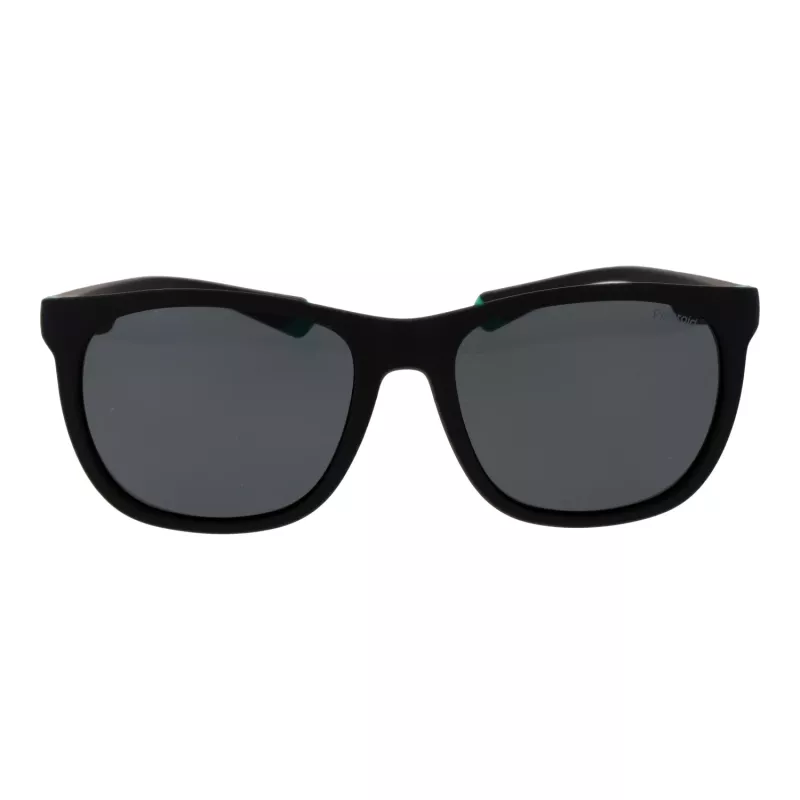 POLAROID PLD2140S543OL Unisex Square Sunglasses - Havana Acetate Frame, Green Polarized Polycarbonate Lenses, UV400 Protection
