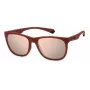 Polaroid PLD2140ST9H Unisex Sunglasses - Black Frame, Grey Polarized Lenses, 55mm