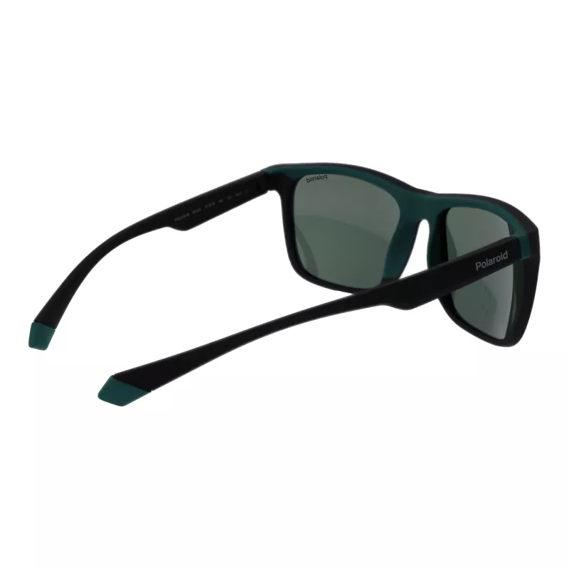 POLAROID PLD2141S563OL Unisex Sunglasses - Havana Frame, Green Polarized Lenses, 57mm