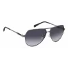 POLAROID PLD2145GSXKJ1 Men's Sunglasses Black Square Frame Polarized Grey Lenses 62mm