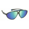 POLAROID PLD2151/S Unisex Sunglasses Havana Frame Green Polarized Lens 62mm