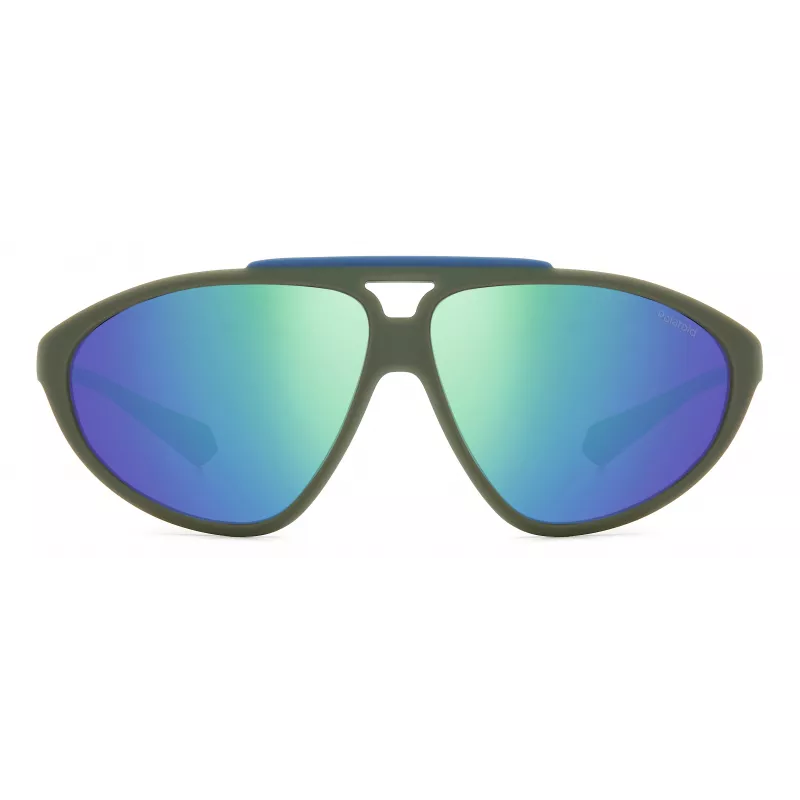 POLAROID PLD2151/S Unisex Sunglasses Havana Frame Green Polarized Lens 62mm