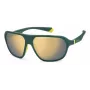 Polaroid PLD2152SDLD Unisex Sunglasses - Rectangular Polarized Lens 59mm