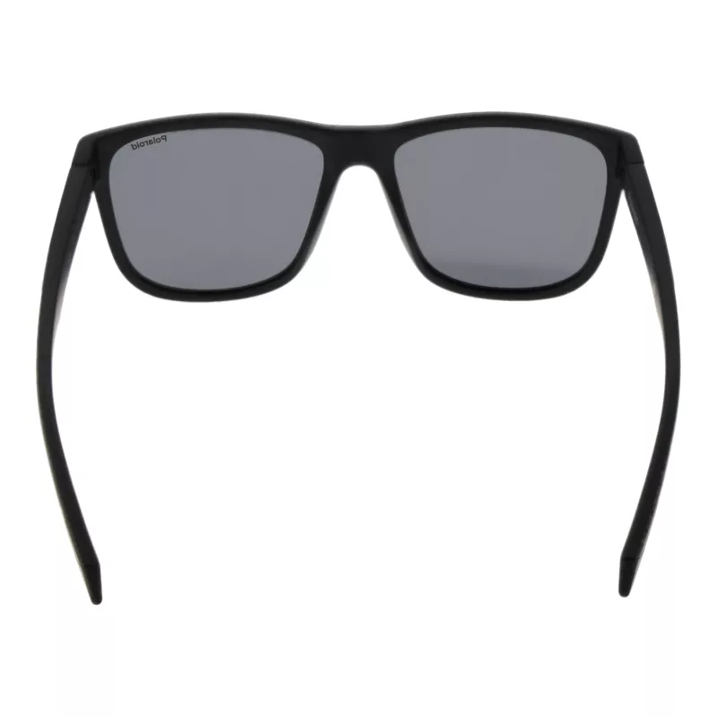 Polaroid PLD2155S57003 Men's Rectangular Sunglasses - Black Frame Grey Polarized Lenses