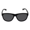 Polaroid PLD2156S56003 Unisex Rectangular Sunglasses - Black Frame, Grey Polarized TAC Lenses, UV400 Protection