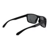 POLAROID PLD2158S58807 Men's Polarized Sunglasses, Rectangle, Black Frame, Grey Lens, 58mm