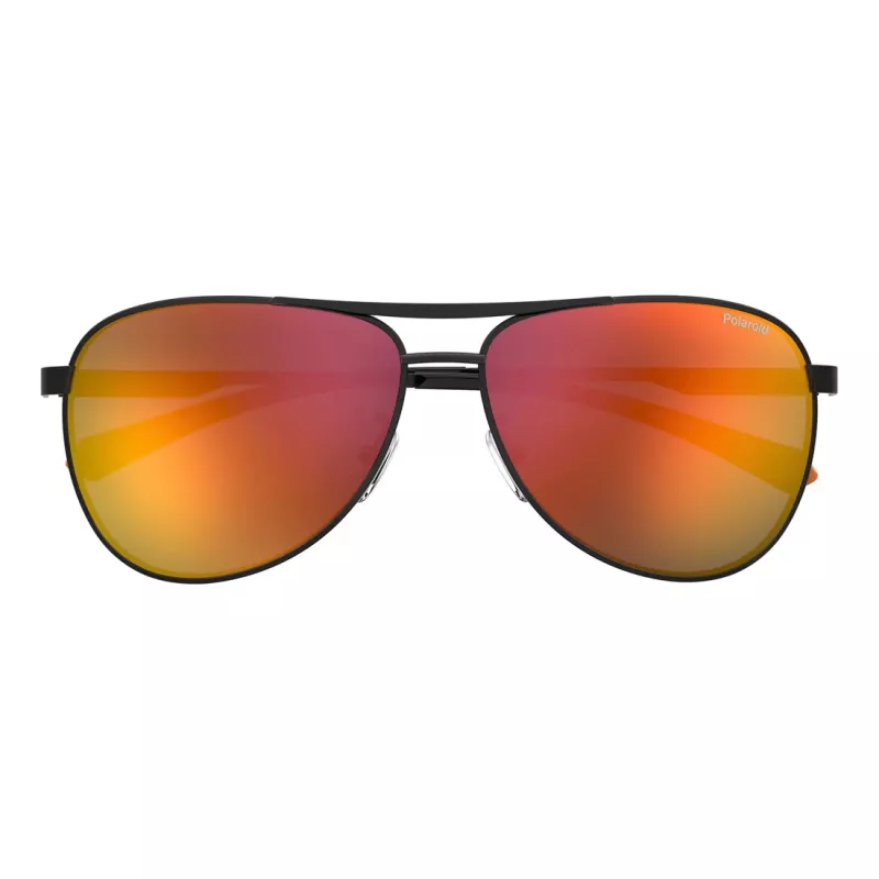 POLAROID PLD2160GSX807 Men's Polarized Sunglasses - Black Frame Grey Lens 62mm