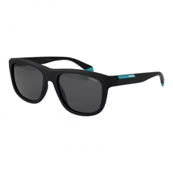 Polaroid PLD2163/S Unisex Sunglasses - Black Frame, Grey Polarized Lenses - 54mm