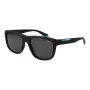 Polaroid PLD2163/S Unisex Sunglasses - Black Frame, Grey Polarized Lenses - 54mm