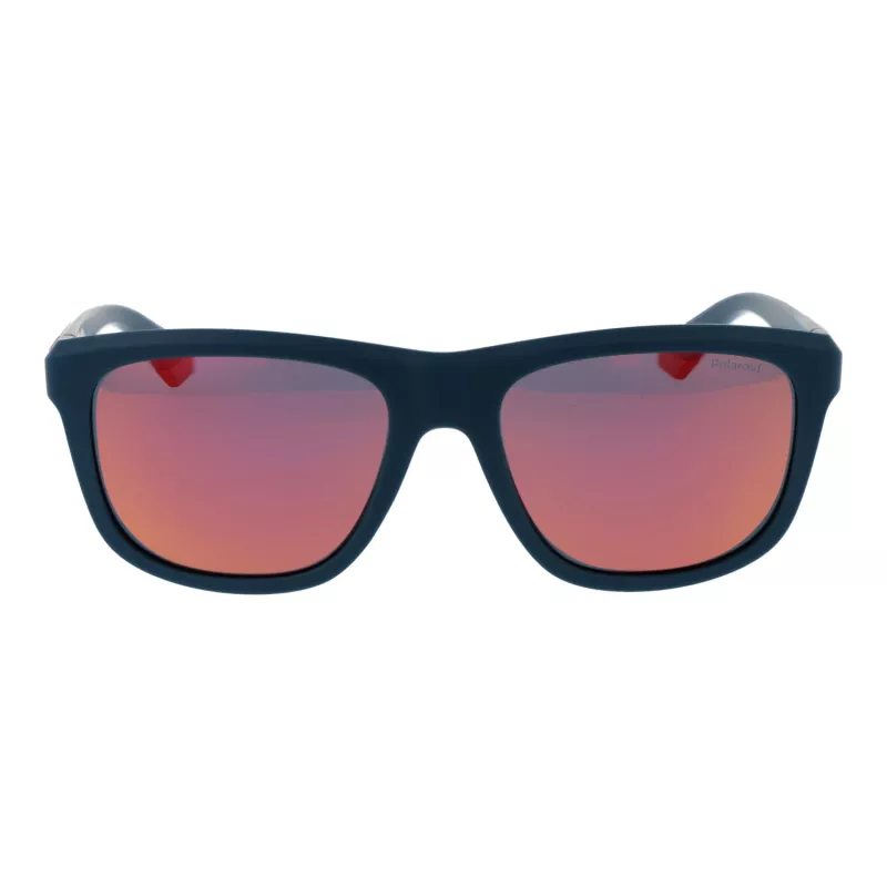 POLAROID PLD2163S545BF Unisex Square Sunglasses - Havana Propionate Frame - Brown Polarized Polycarbonate Lenses - 54/18/145 mm