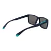 POLAROID PLD2164S58FLL Men's Rectangular Polarized Sunglasses - Havana/Brown