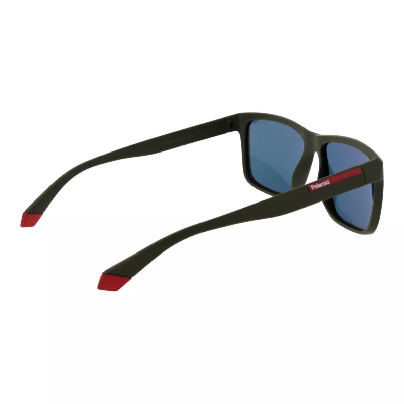 Polaroid PLD2164S58TBO Men's Rectangular Sunglasses - Havana Frame Green Polarized Lens 58mm