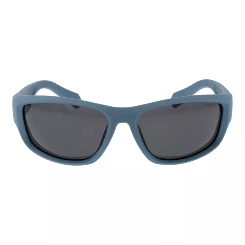 POLAROID PLD2166S62FLL Men's Rectangular Sunglasses - Black Frame Grey Polarized Lens 62/17/130 mm