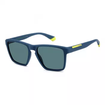 Polaroid PLD2167S2FN Men's Square Sunglasses - Black Frame Grey Polarized Lens