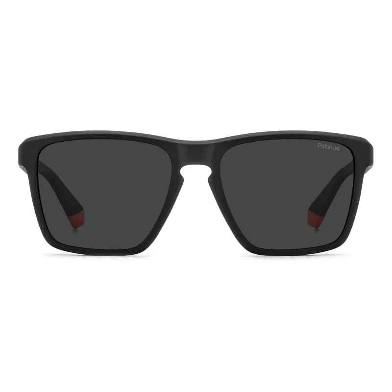Polaroid PLD2167SRC2 Men's Rectangular Sunglasses - Black Frame Grey Polarized Lens