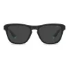 POLAROID PLD2168S003 Men's Rectangular Sunglasses - Matte Black Frame, Grey Polarized Lenses, 54mm